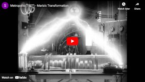 Metrópolis (1927) - La transformación de María