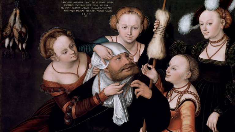 Hércules y Onfalia, de Cranach el Viejo