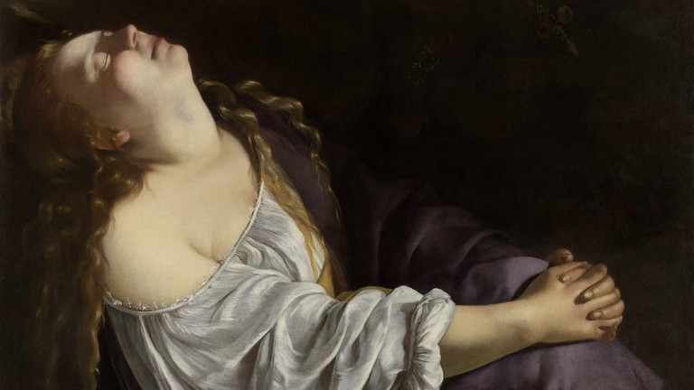 María Magdalena en éxtasis por Artemisia Gentileschi