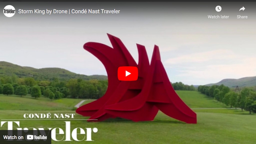 Storm King Art Center desde el cielo