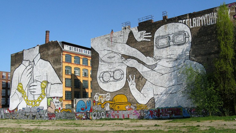 Narrativas en el espacio urbano por Blu