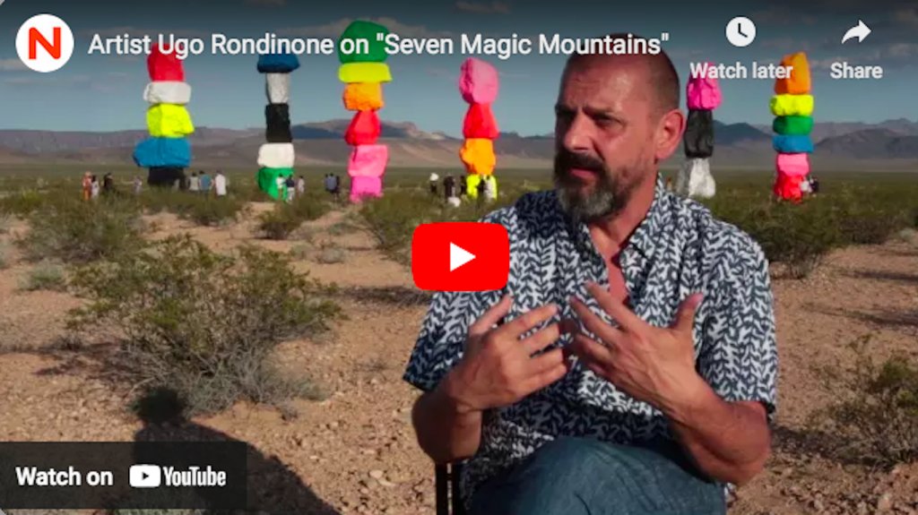 Seven Magic Mountains de Ugo Rondinone