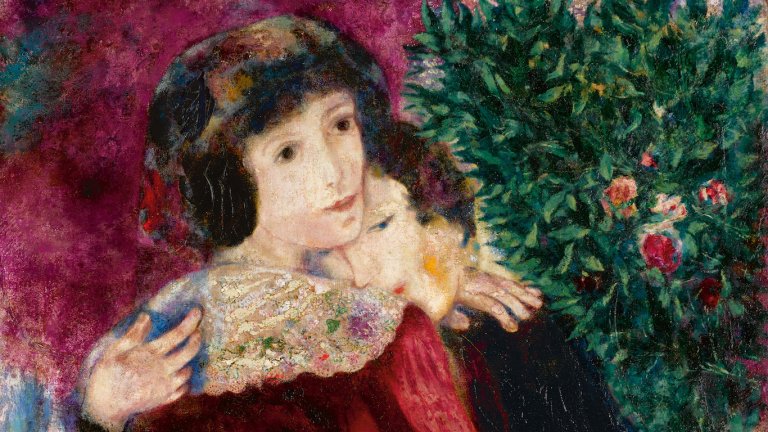 Los enamorados, de Marc Chagall