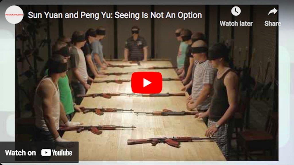 Sun Yuan and Peng Yu: Seeing Is Not An Option