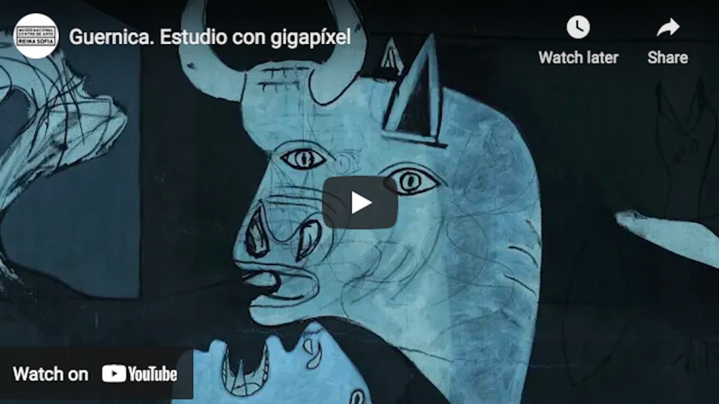 Guernica. Estudio con gigapíxel