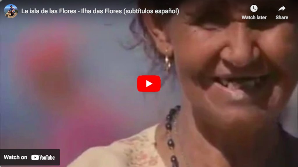 La isla de las Flores, de Jorge Furtado (1989)