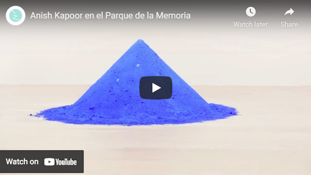 Anish Kapoor en el Parque de la Memoria
