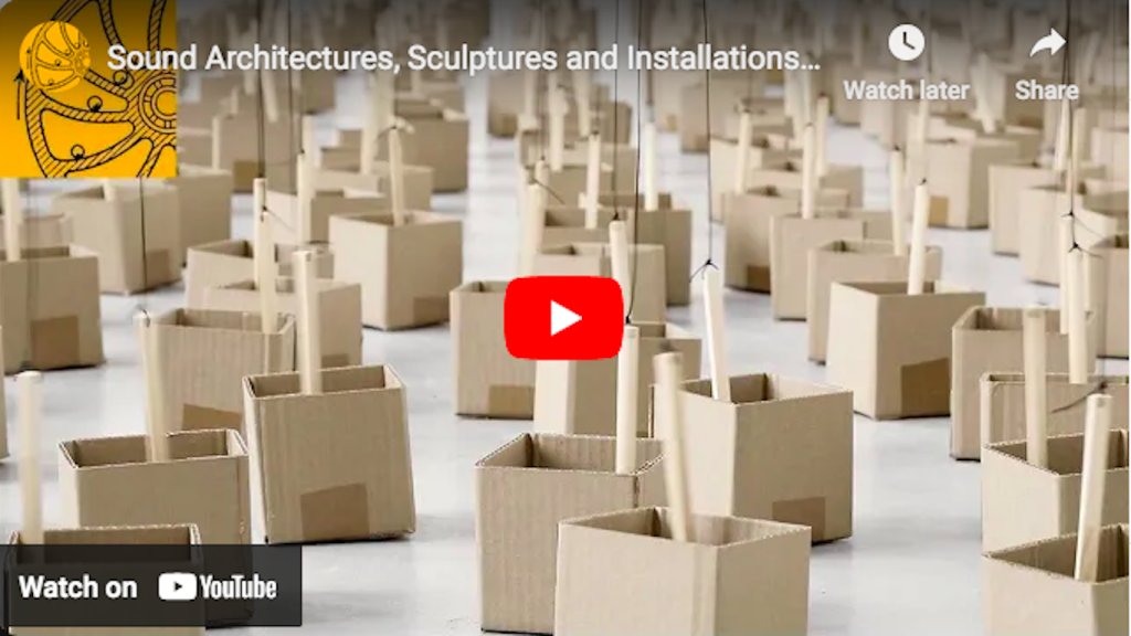 Las arquitecturas sonoras de Zimoun