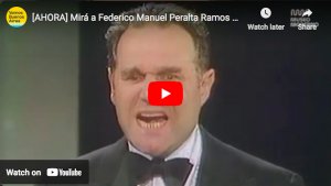 Federico Peralta Ramos junto a Tato Bores