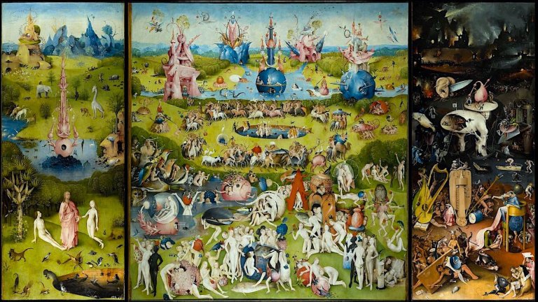 El jardín de las delicias, circa 1500-1505. Hieronymus Bosch. Museo del Prado, Madrid.