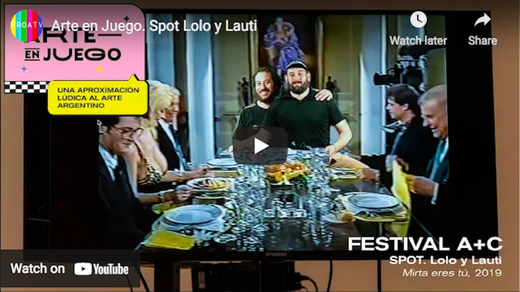 Arte en Juego. Spot Lolo y Lauti